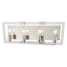 Load image into Gallery viewer, Crystal Chrome Bath Vanity Light (4-Light).
