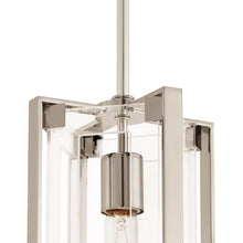 Load image into Gallery viewer, Crystal Clear Mini Pendant Light Detail.
