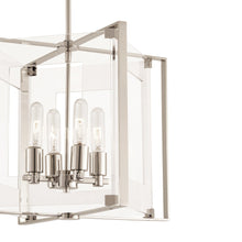 Load image into Gallery viewer, Crystal Clear Pendant Light Detail.
