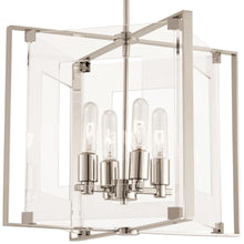 Load image into Gallery viewer, Crystal Clear Pendant Light Detail.
