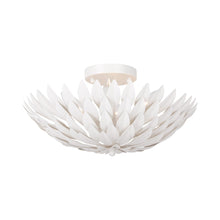 Load image into Gallery viewer, Broche Semi Flush Mount Ceiling Light in Matte White (4-Light).
