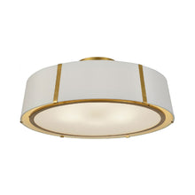 Load image into Gallery viewer, Fulton Semi Flush Mount Ceiling Light in Detail.
