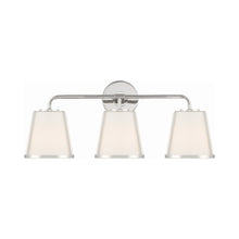 Load image into Gallery viewer, Fulton Vanity Wall Light in Polished Nickel (Etched Opal).
