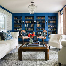 Load image into Gallery viewer, Gabrielle Chandelier in living room.
