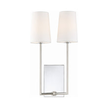 Load image into Gallery viewer, Lena Double Wall Light in Polished Chrome.
