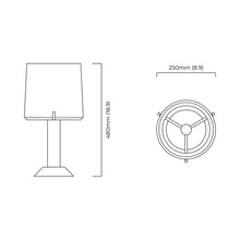Load image into Gallery viewer, Acropolis Table Lamp - line drawing.
