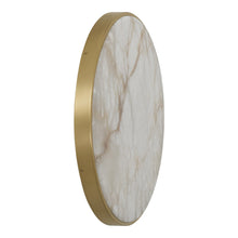 Load image into Gallery viewer, Anvers LED Ceiling / Wall Flush Mount Ceiling Light in Satin Brass (Large/Mounted within the fixture itself).
