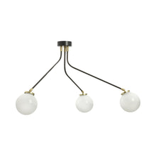 Load image into Gallery viewer, Array Mini Opal Semi Flush Mount Ceiling Light.
