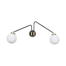 Load image into Gallery viewer, Array Twin Opal Wall Light.
