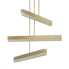 Load image into Gallery viewer, Artes LED Pendant Light in Satin Brass (35.4-Inch).
