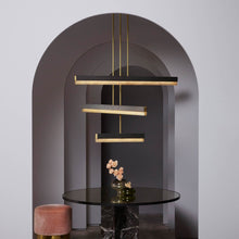 Load image into Gallery viewer, Artes LED Pendant Light in living room.
