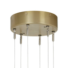 Load image into Gallery viewer, Avalon Halo LED Chandelier in Detail.
