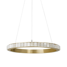 Load image into Gallery viewer, Avalon LED Chandelier in Satin Brass (Large).
