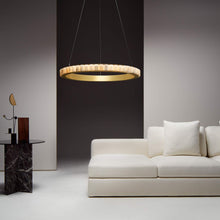 Load image into Gallery viewer, Avalon LED Chandelier in living room.
