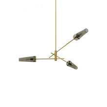 Load image into Gallery viewer, Axis Pendant Light in Satin Brass (Small).
