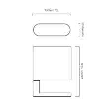 Load image into Gallery viewer, Columbo Table Lamp - line drawing.
