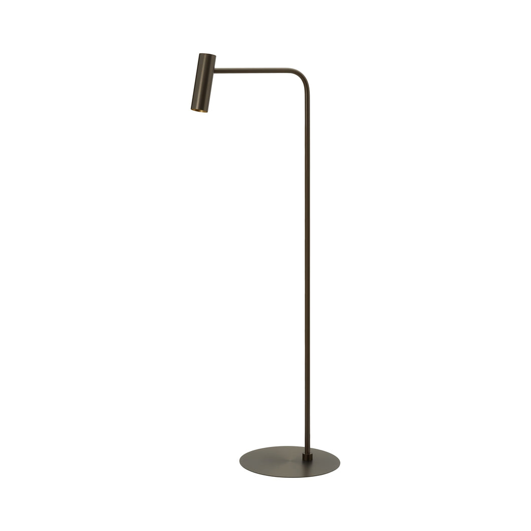 Heron LED Floor Lamp in Bronze.