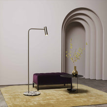 Load image into Gallery viewer, Heron LED Floor Lamp in living room.
