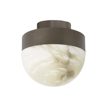 Load image into Gallery viewer, Lucid LED Flush Mount Ceiling Light in Bronze (Small).
