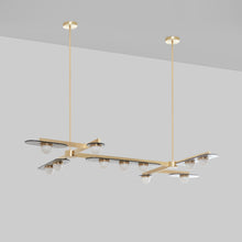 Load image into Gallery viewer, Modulo Grid Linear LED Pendant Light in Detail.
