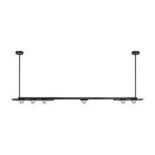 Load image into Gallery viewer, Modulo Linear LED Pendant Light in Bronze.
