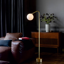 Load image into Gallery viewer, Oscar Floor Lamp in living room.
