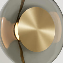 Load image into Gallery viewer, Pendulum LED Floor Lamp in Detail.
