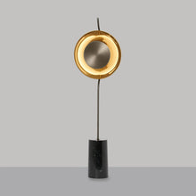 Load image into Gallery viewer, Pendulum LED Floor Lamp in Detail.
