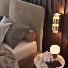 Load image into Gallery viewer, Ring Wall Light in bedroom.
