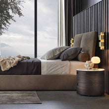 Load image into Gallery viewer, Ring Wall Light in bedroom.
