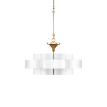 Load image into Gallery viewer, Grand Lotus Chandelier in Sugar White (Small).
