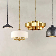 Load image into Gallery viewer, Grand Lotus Chandelier in Detail.
