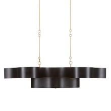 Load image into Gallery viewer, Grand Lotus Linear Pendant Light in Detail.
