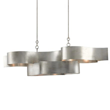 Load image into Gallery viewer, Grand Lotus Linear Pendant Light in Detail.
