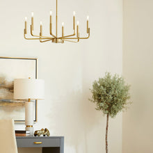 Load image into Gallery viewer, Archer Table Lamp in living room.
