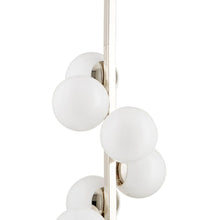 Load image into Gallery viewer, Atom Vertical Pendant Light in Detail.
