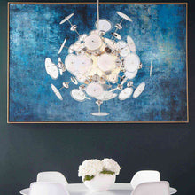 Load image into Gallery viewer, Avi Pendant Light in dining room.
