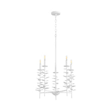Load image into Gallery viewer, Barnaby Chandelier in White.
