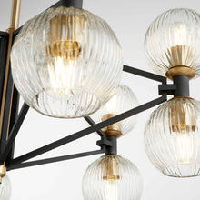 Load image into Gallery viewer, Helios Chandelier in Detail.
