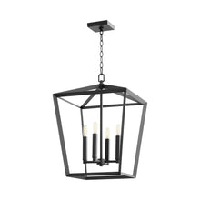 Load image into Gallery viewer, Hyperion Chandelier in 4-Light/Noir.
