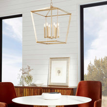 Load image into Gallery viewer, Hyperion Chandelier in dining room.
