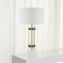 Load image into Gallery viewer, Kerberos Table Lamp in living room.
