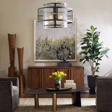 Load image into Gallery viewer, Panorama Chandelier in living room.
