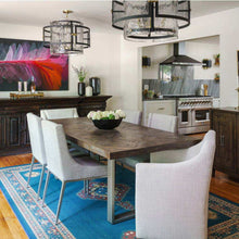 Load image into Gallery viewer, Panorama Chandelier in dining room.
