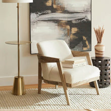 Load image into Gallery viewer, Peplum Floor Lamp in living room.

