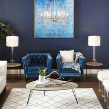 Load image into Gallery viewer, Quantom Table Lamp in living room.

