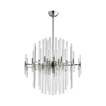 Load image into Gallery viewer, Quebec Pendant Light in 26.75-Inch/Polished Nikel.
