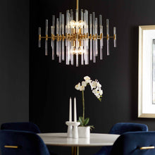 Load image into Gallery viewer, Quebec Pendant Light in living room.
