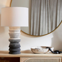 Load image into Gallery viewer, Rhodes Table Lamp in living room.
