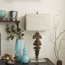 Load image into Gallery viewer, Soren Table Lamp in living room.
